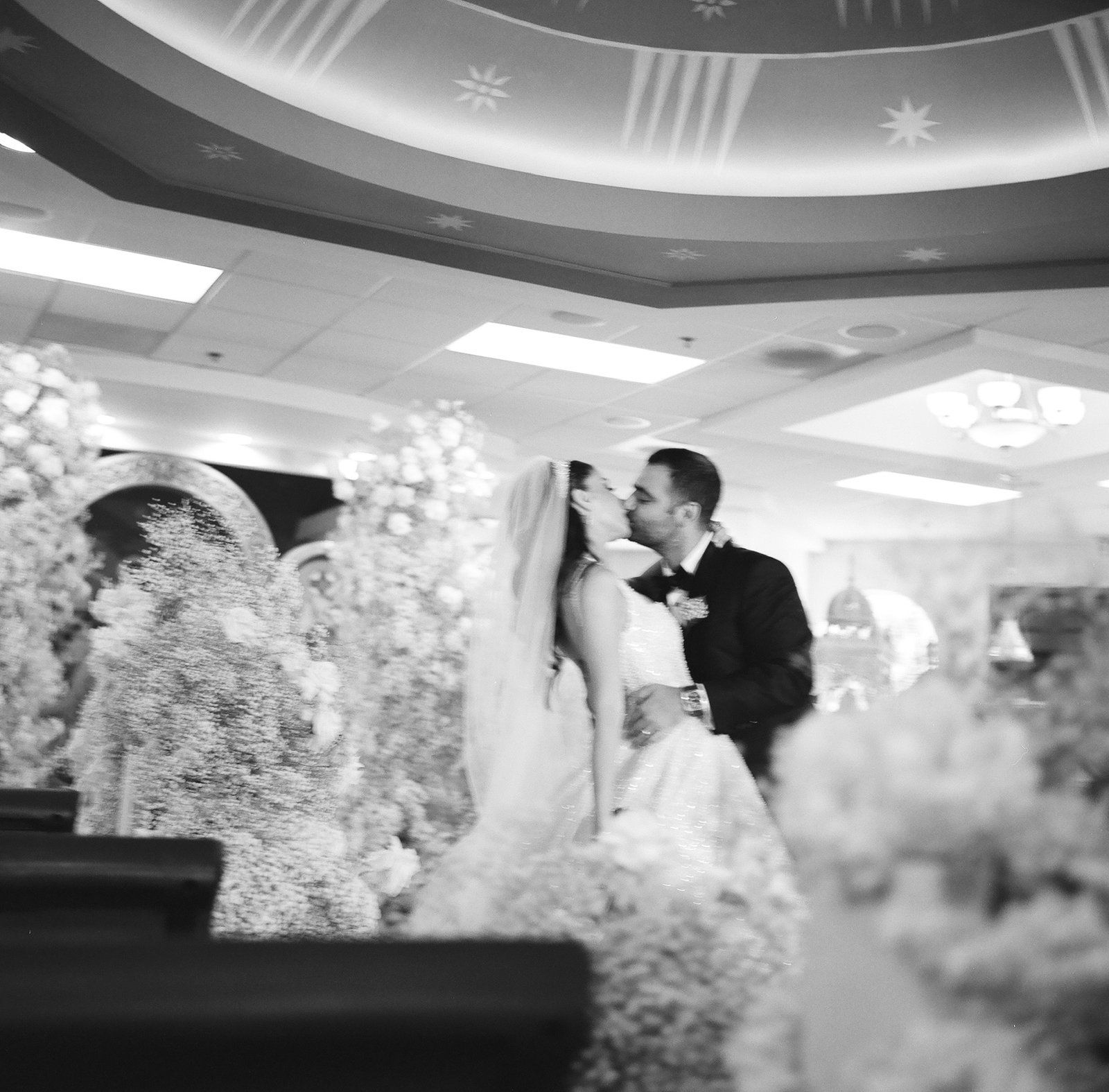 Simon + Stephanie wedding in Los Angeles photographed on medium format film by Samir Faza