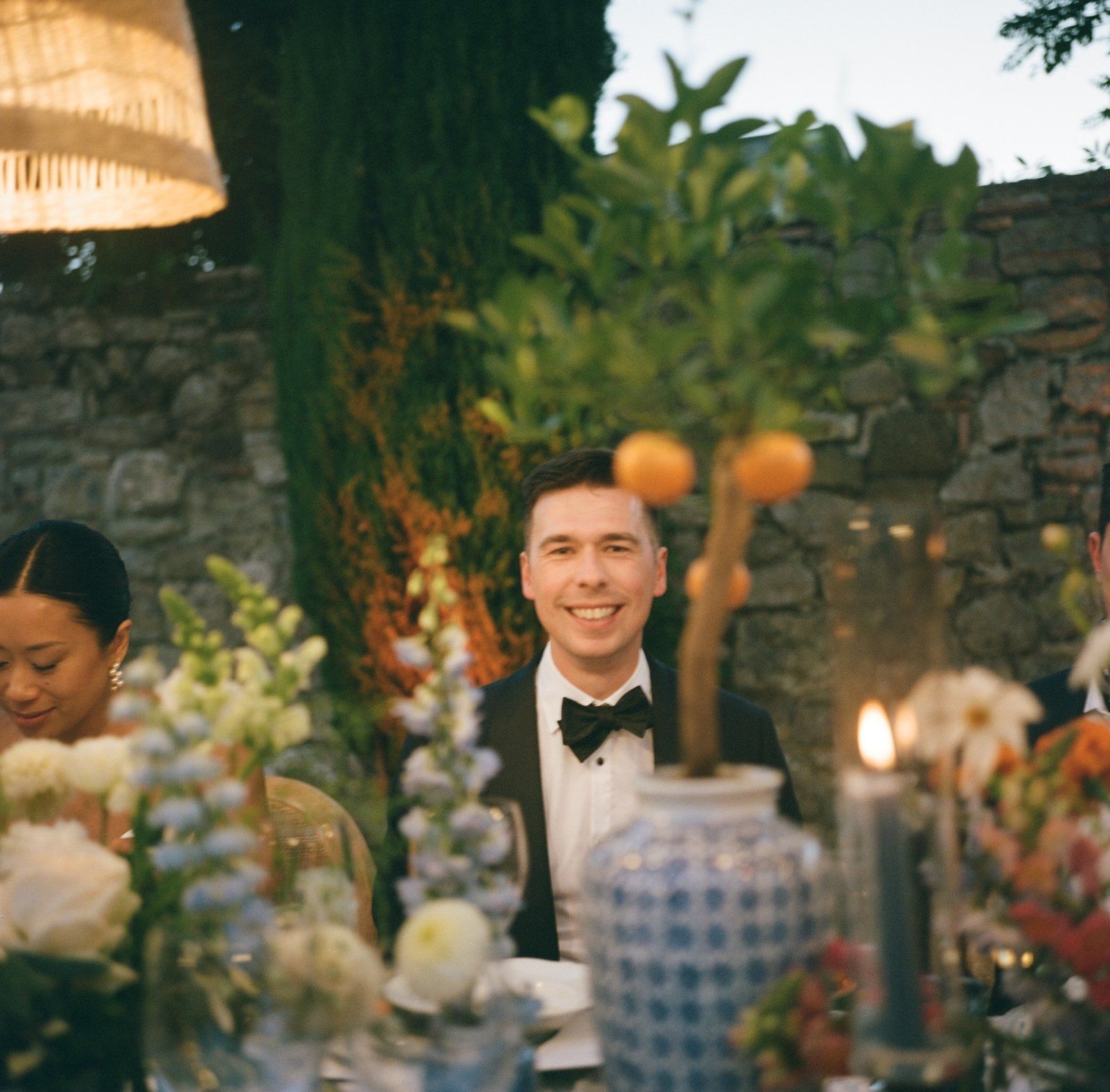 Nick + Emma wedding in Tuscan vineyard photographed on medium format film by Samir Faza