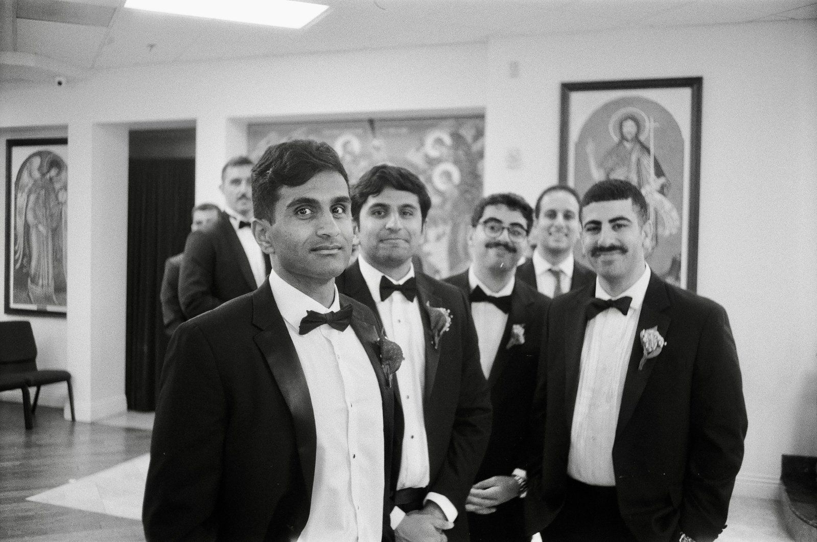 Simon + Stephanie wedding in Los Angeles photographed on medium format film by Samir Faza
